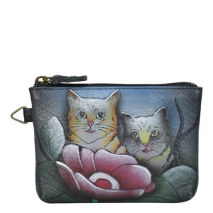 HAND-PAINTED COIN POUCH