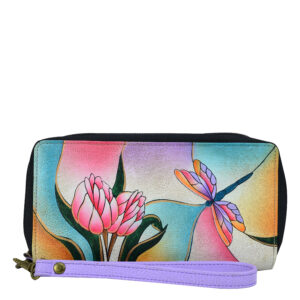 ZIP AROUND CLUTCH
